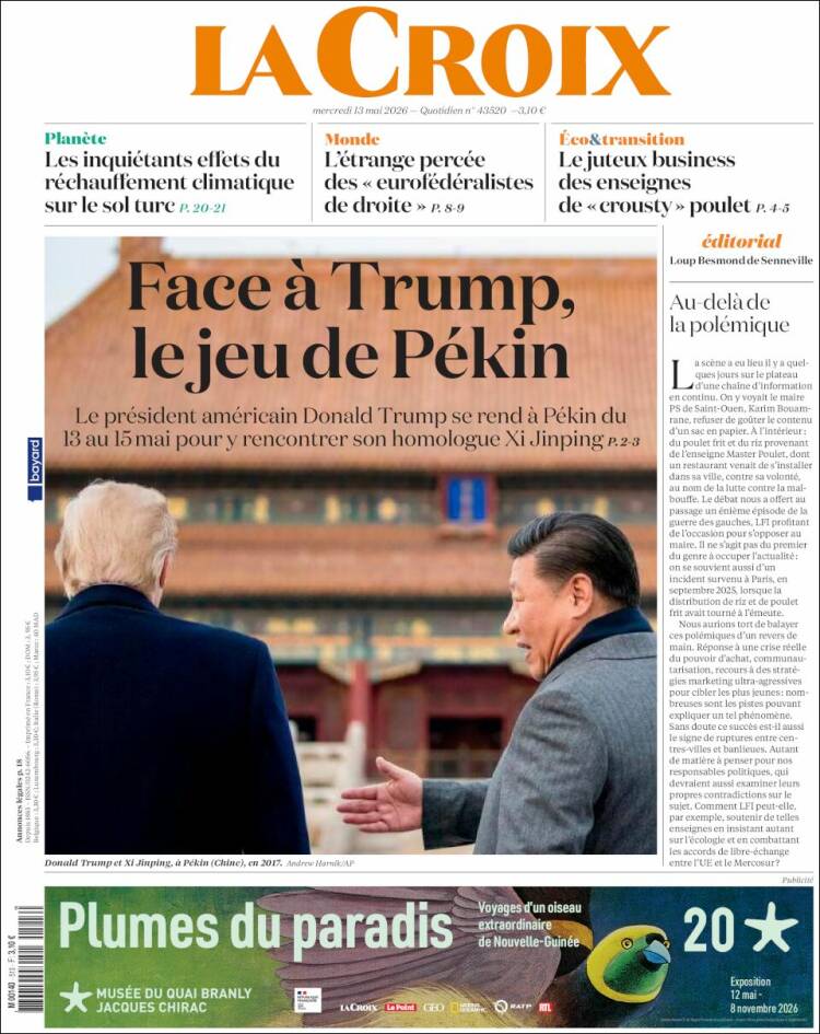 Portada de La Croix (France)
