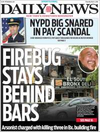 Portada de Daily News - New York (USA)