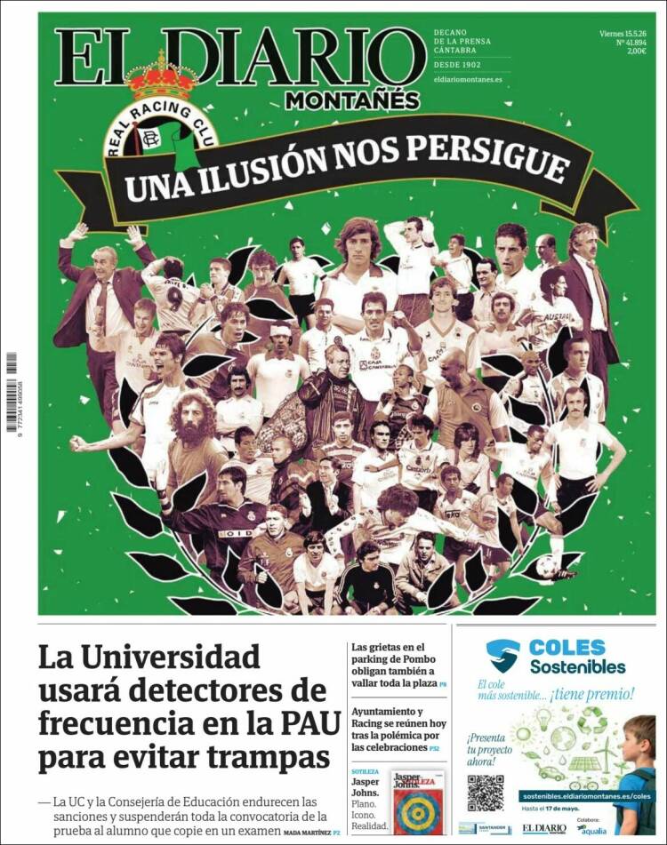 Portada de El Diario Montañés (Spain)