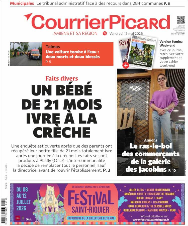 Portada de Courrier Picard (France)