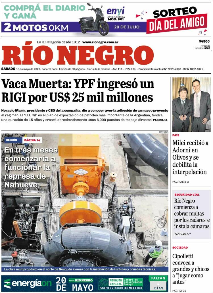 Portada de Rio Negro (Argentina)