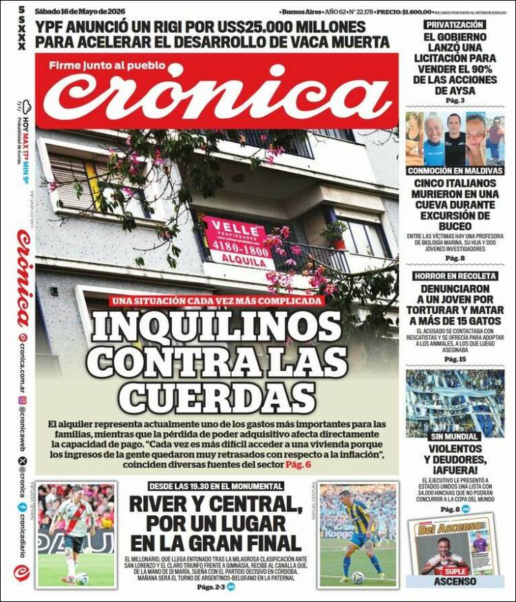 Portada de La Voz del Chaco (Argentina)