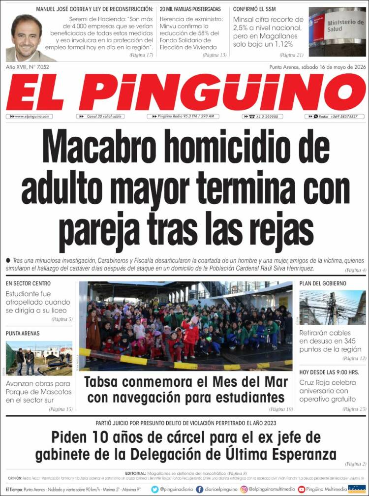 Portada de El Pingüino (Chile)