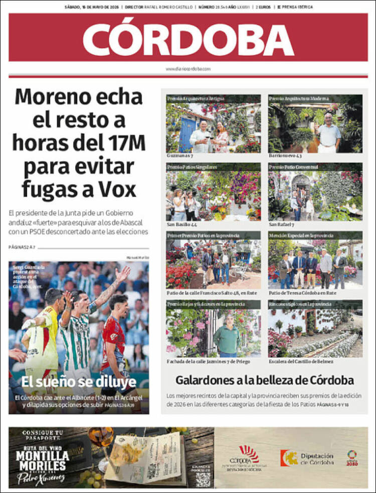 Portada de Diario de Córdoba (Espa&ntilde;a)