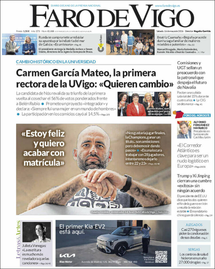 Portada de Faro de Vigo (Espa&ntilde;a)