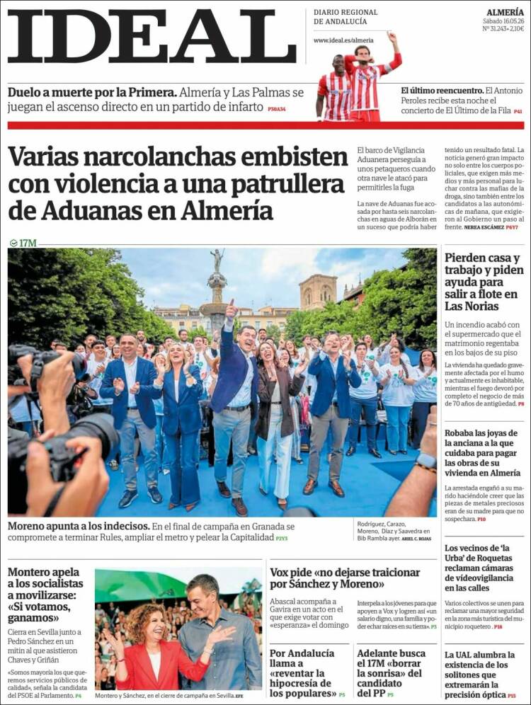 Portada de Ideal Almeria (Espa&ntilde;a)