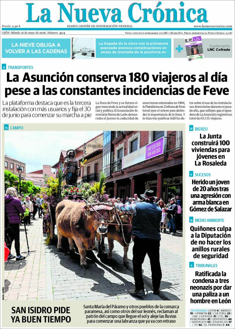 Portada de La Nueva Crónica (Espa&ntilde;a)