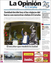 Portada de La Opinión de A Coruña (Spain)