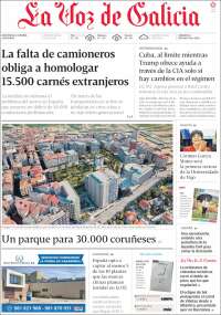 Portada de La Voz de Galicia (Spain)