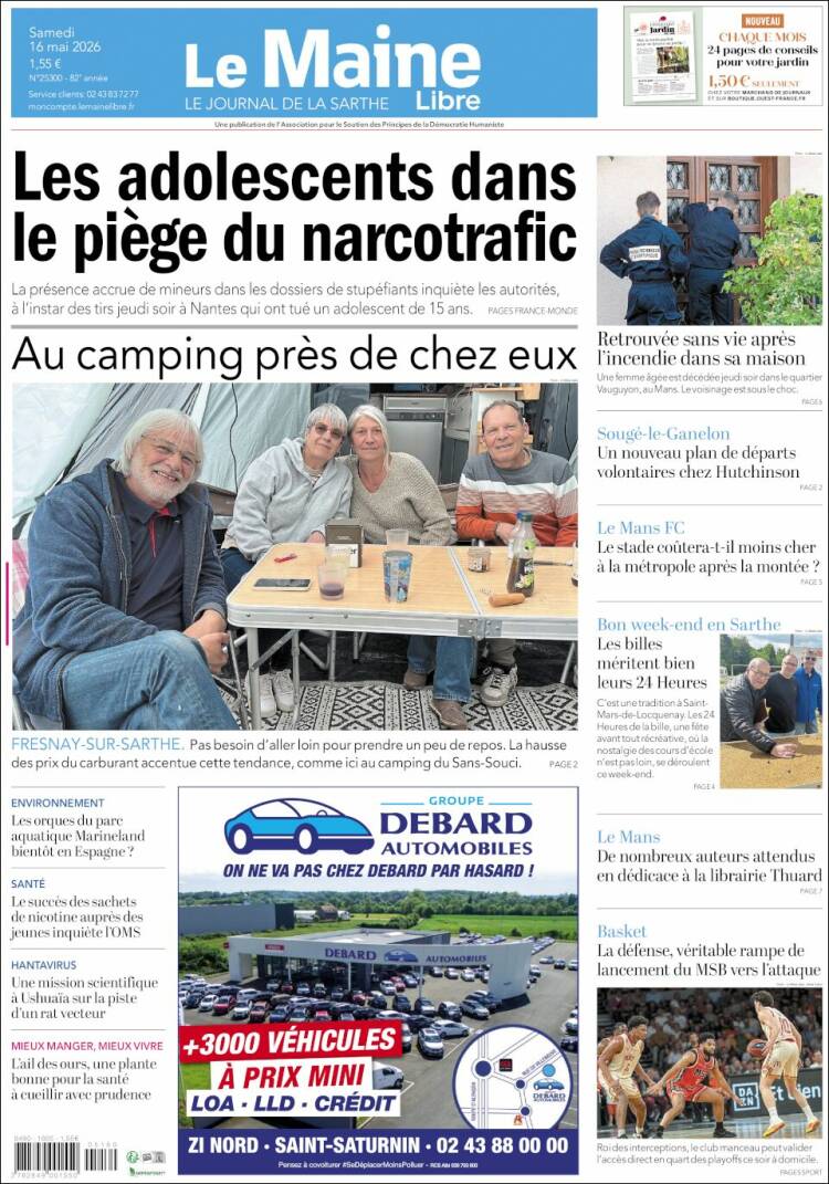 Portada de Le Maine Libre (Francia)