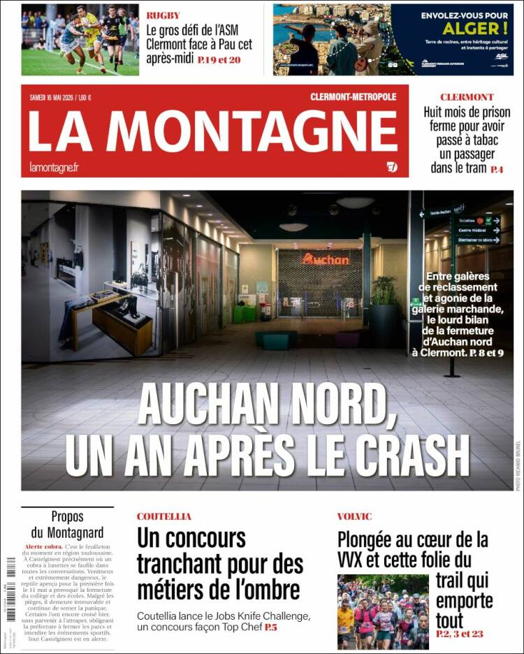 Portada de La Montagne (Francia)