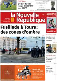 Portada de La Nouvelle Republique (France)