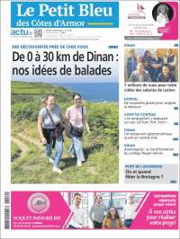 Portada de Le Petit Bleu (Francia)