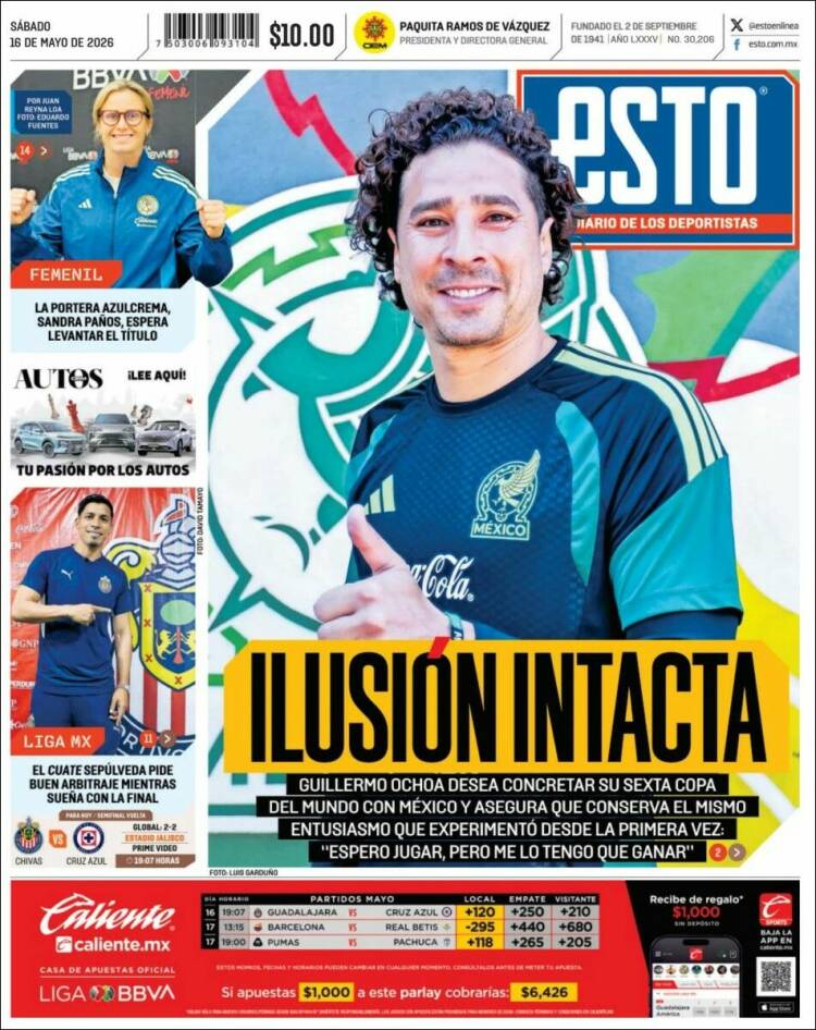 Portada de Esto (M&eacute;xico)