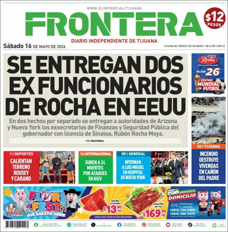 Portada de Frontera (M&eacute;xico)