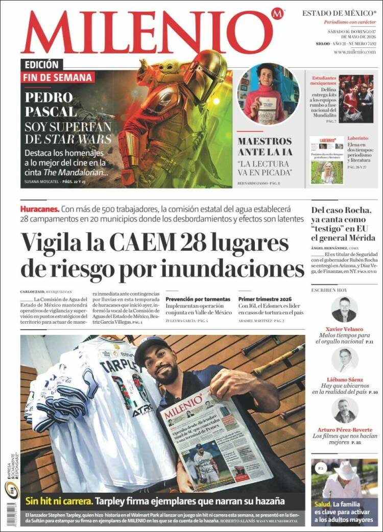 Portada de Milenio - Estado de México (M&eacute;xico)