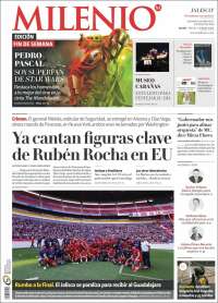 Portada de Milenio - Jalisco (M&eacute;xico)