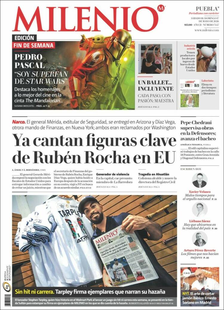 Portada de Milenio de Puebla (M&eacute;xico)