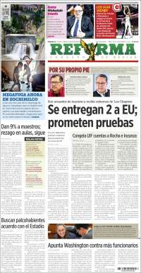 Portada de Reforma (Mexico)