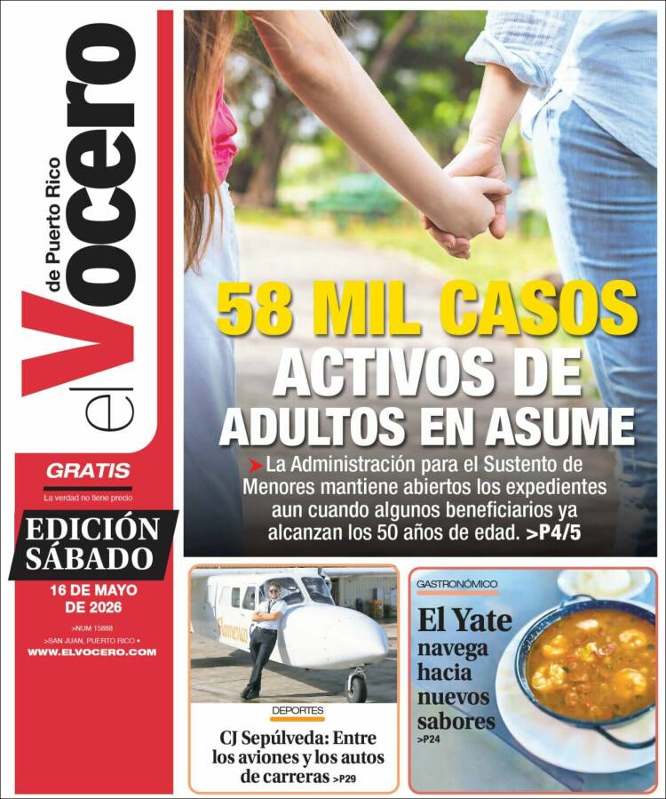 Portada de Vocero (Puerto Rico)