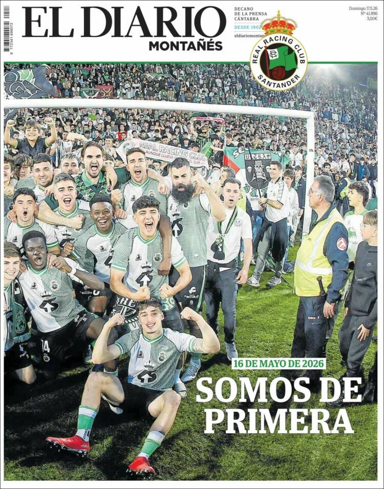 Portada de El Diario Montañés (Espa&ntilde;a)