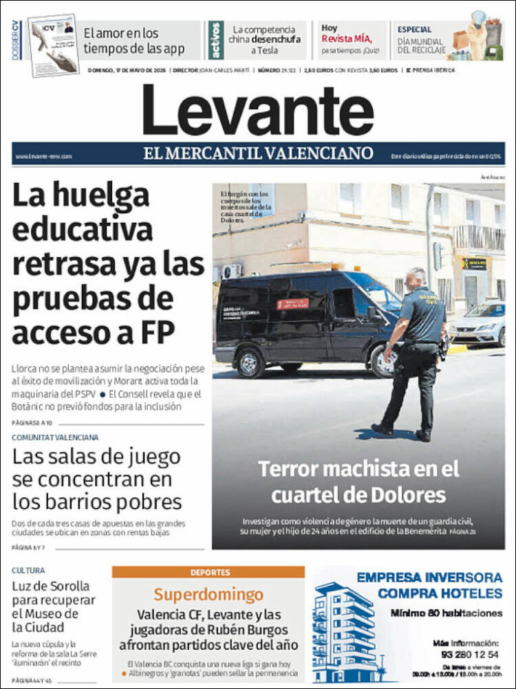Portada de Levante (Espa&ntilde;a)