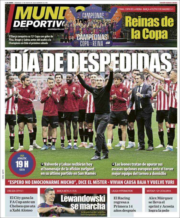 Portada de Mundo Deportivo Bizkaia (Espagne)