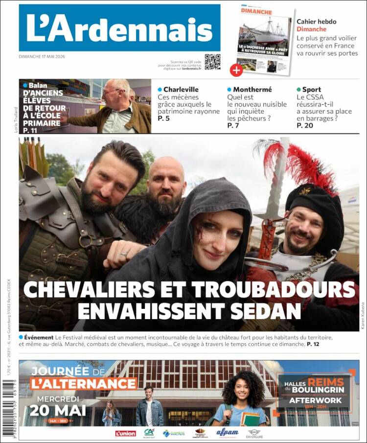 Portada de L'Ardenais (Francia)
