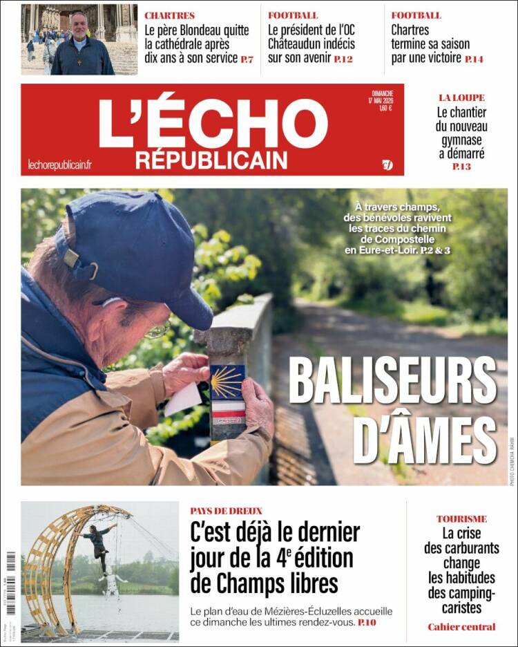 Portada de L'Echo Républicain (Francia)