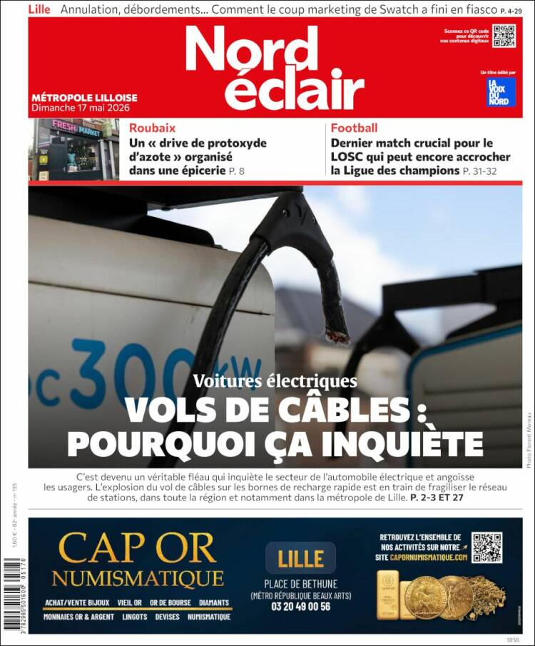 Portada de Nord Éclair (Francia)