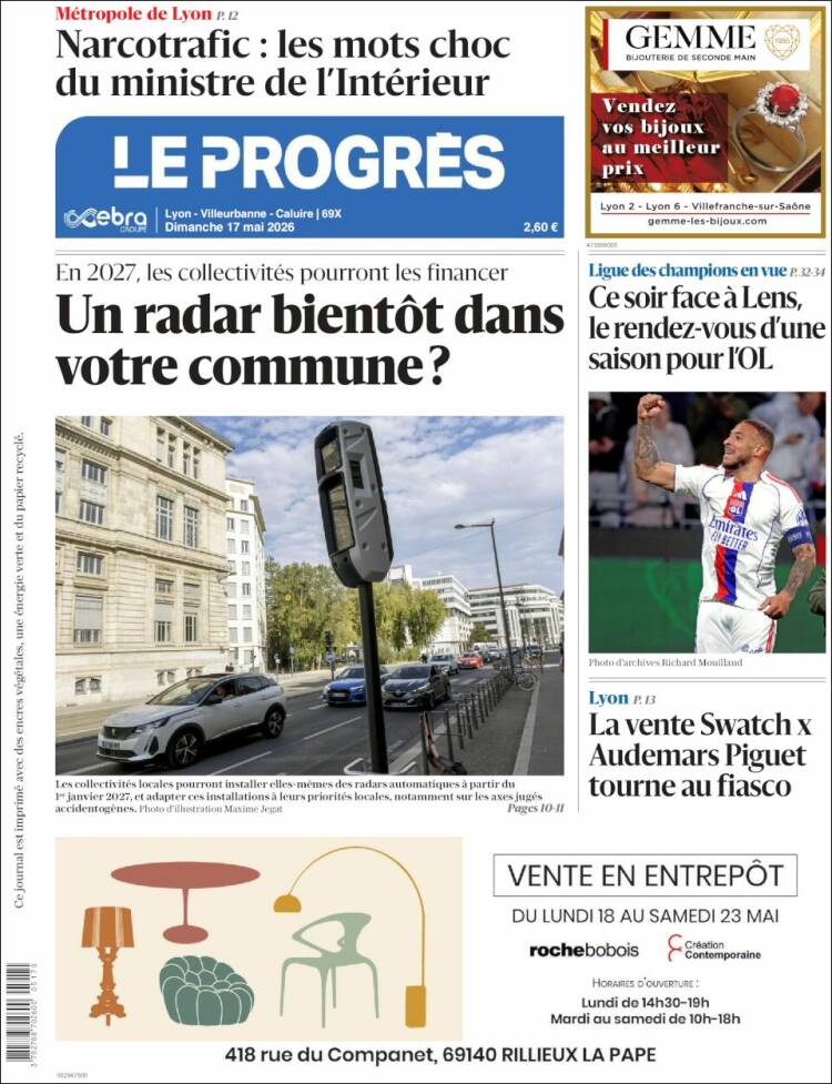 Portada de Progres de Fecamp (Francia)