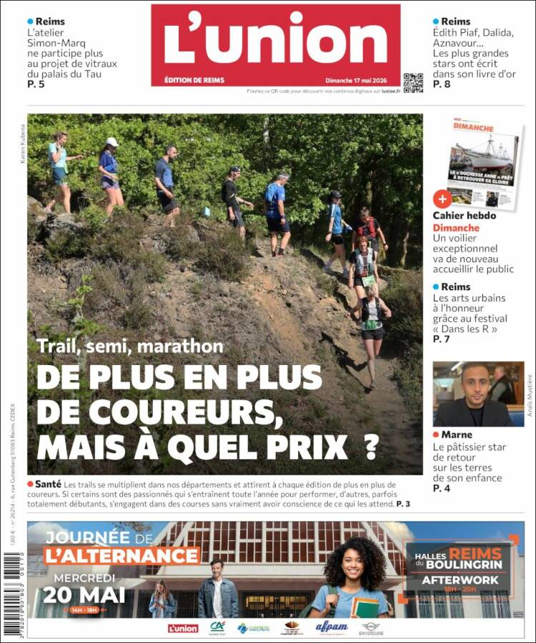 Portada de L'Union (Francia)