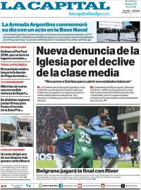 Portada de Diario La Capital - Mar del Plata (Argentina)