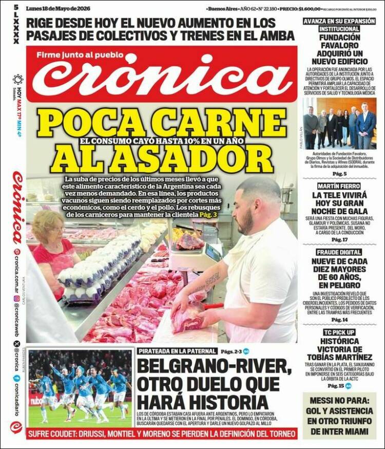 Portada de La Voz del Chaco (Argentina)