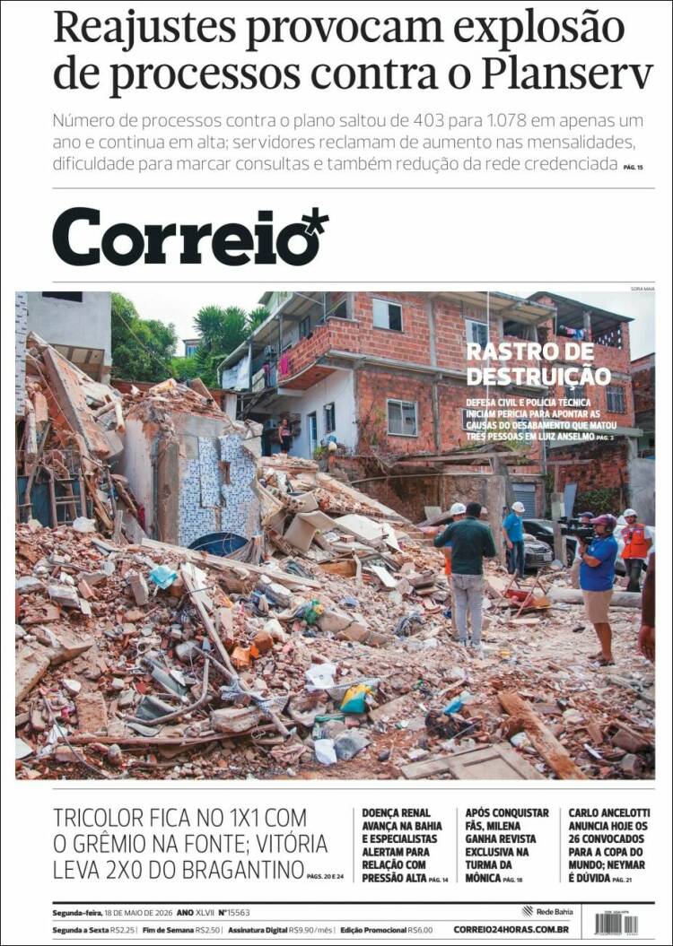 Portada de Correio* (Brasil)