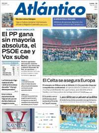Portada de Atlántico Diario (Espa&ntilde;a)
