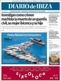 Portada de Diario de Ibiza (Espa&ntilde;a)