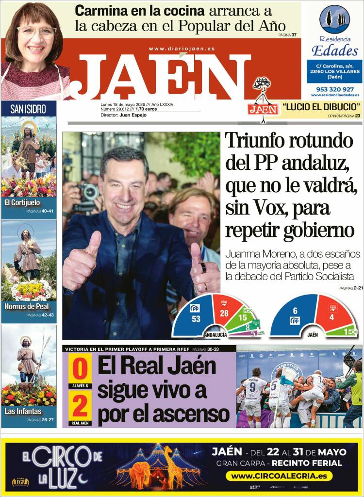 Portada de Diario Jaén (Espa&ntilde;a)