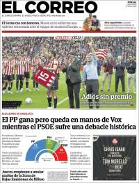 Portada de El Correo (Espa&ntilde;a)