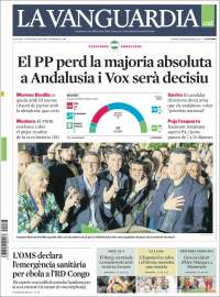 Portada de La Vanguardia (Espa&ntilde;a)
