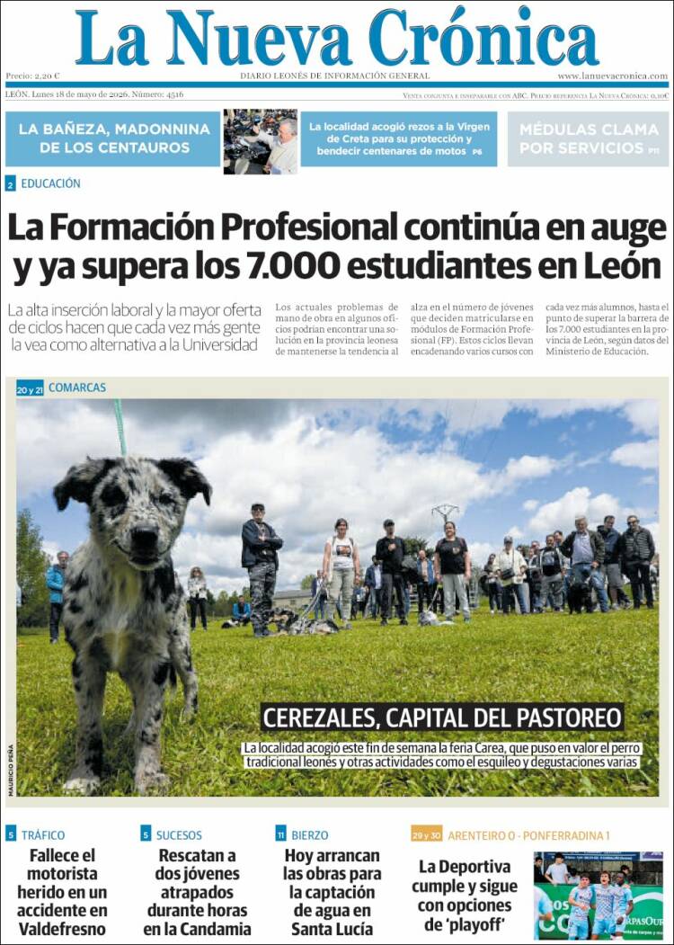Portada de La Nueva Crónica (Espa&ntilde;a)