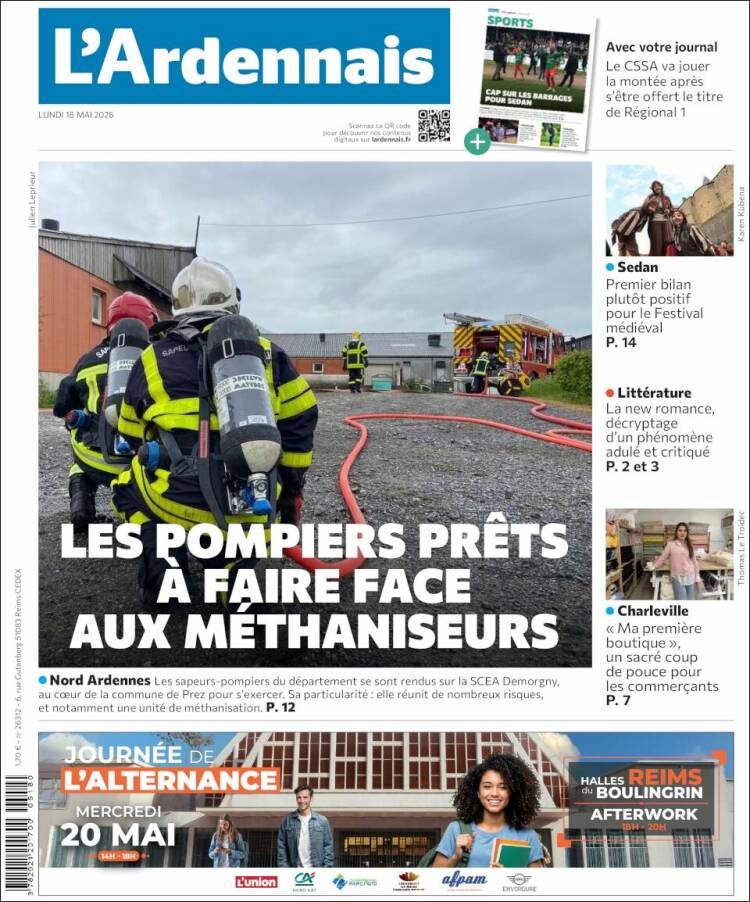 Portada de L'Ardenais (Francia)