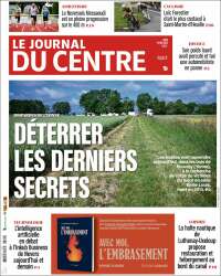 Portada de Le Journal du Centre (Francia)