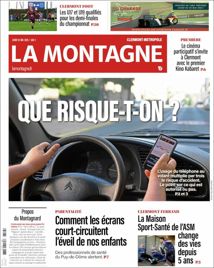 Portada de La Montagne (Francia)
