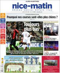 Portada de Nice-Matin (Francia)