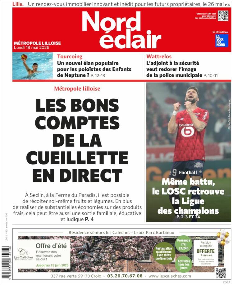 Portada de Nord Éclair (Francia)
