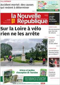Portada de La Nouvelle Republique (Francia)