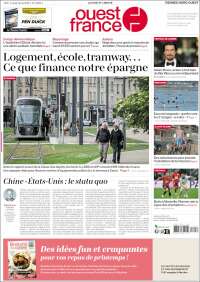 Portada de Ouest France (Francia)