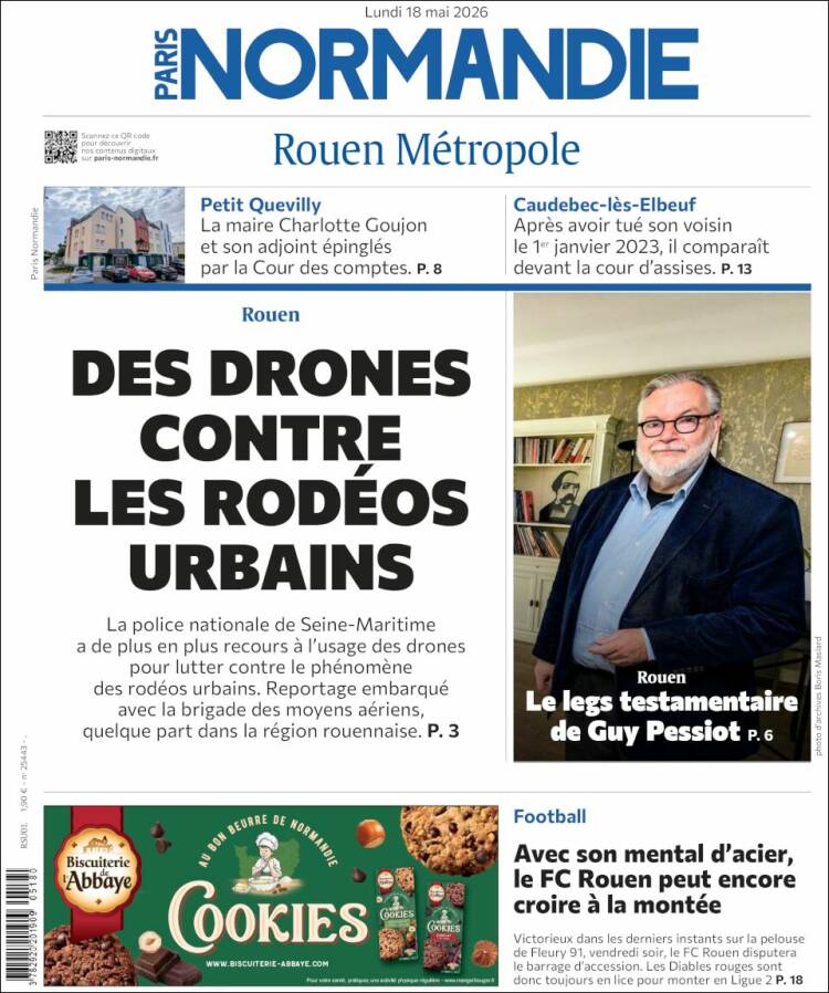 Portada de Paris Normandie (Francia)