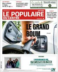 Portada de Le Populaire du Centre (Francia)